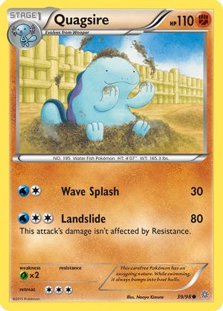 Quagsire (39) Reverse Holofoil - Ancient Origins
