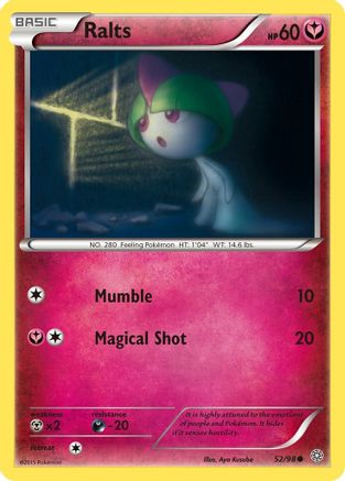 Ralts (52) Reverse Holofoil - XY  Ancient Origins