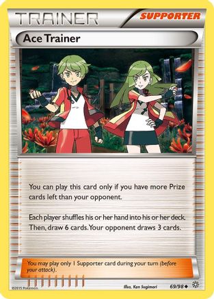 Ace Trainer (69/98) [XY: Ancient Origins] Reverse Holofoil