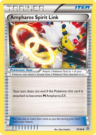 Ampharos Spirit Link (70/98) [XY: Ancient Origins] | Silver Goblin