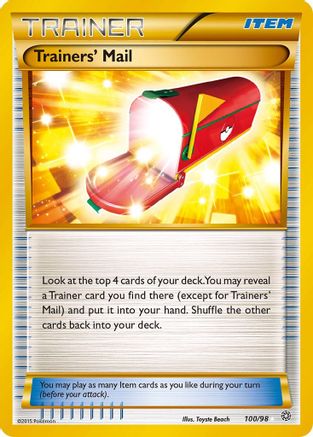 Trainers' Mail (100/98) [XY: Ancient Origins] | Silver Goblin