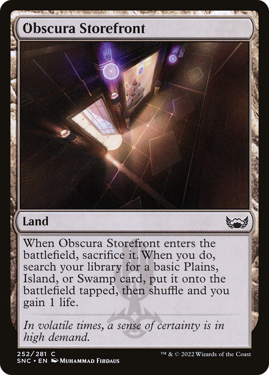 Obscura Storefront [Streets of New Capenna] Foil