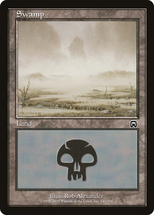 Swamp (341) [Mercadian Masques] Foil
