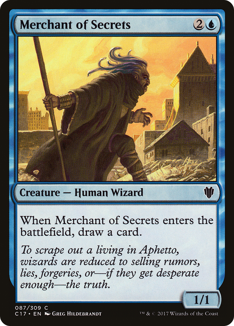 Merchant of Secrets [Commander 2017] | Silver Goblin