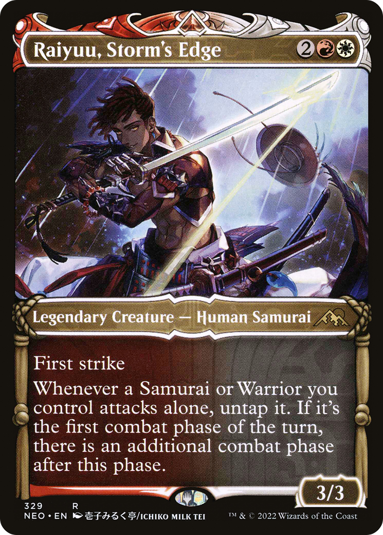 Raiyuu, Storm's Edge (Showcase) (329) Foil - Kamigawa: Neon Dynasty