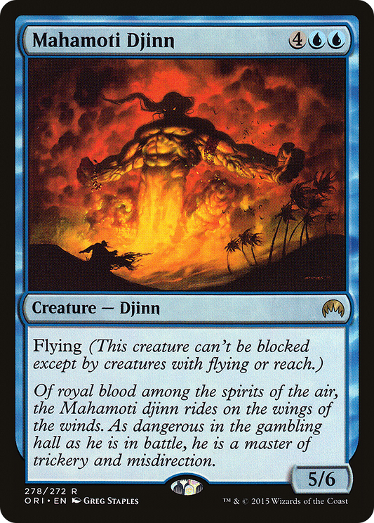 Mahamoti Djinn [Magic Origins] Foil