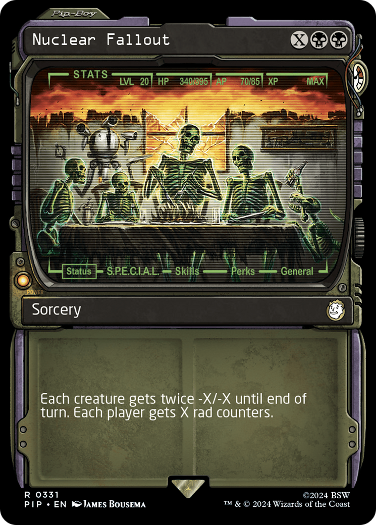 Nuclear Fallout (Showcase) [Fallout] Foil