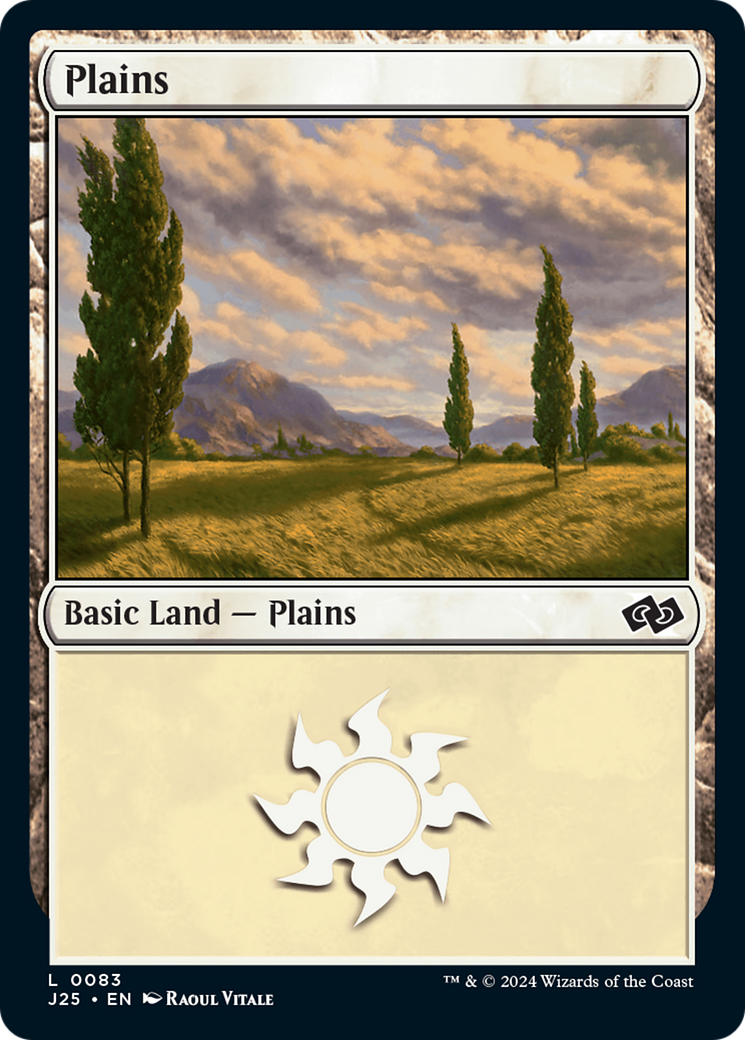 Plains (83) [Foundations Jumpstart] | Silver Goblin