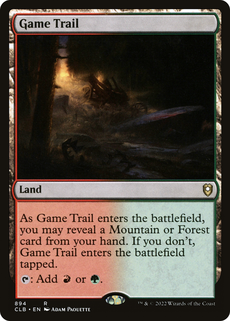 Game Trail [Commander Legends: Battle for Baldur's Gate]