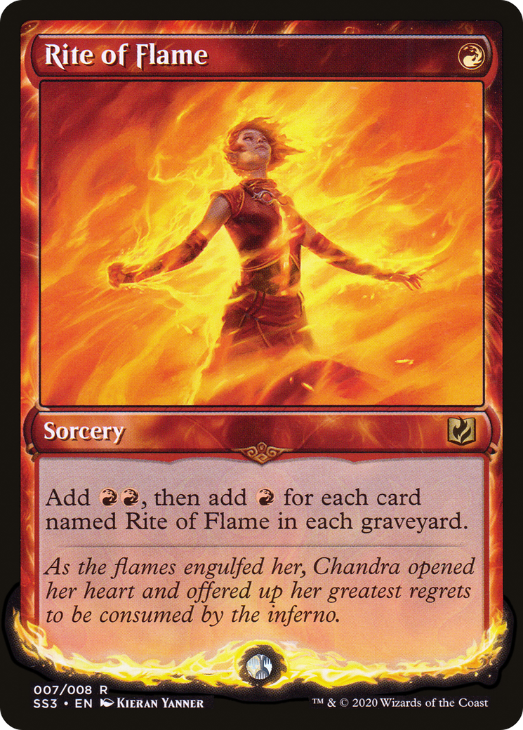 Rite of Flame (007) Foil - Signature Spellbook: Chandra
