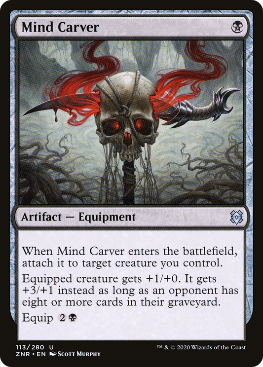 Mind Carver [Zendikar Rising] Foil