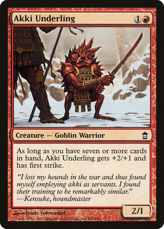 Akki Underling [Saviors of Kamigawa] Foil