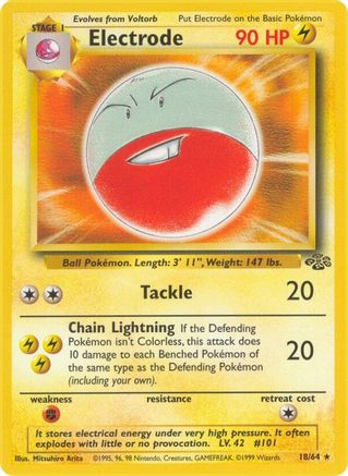 Electrode (18/64) [Jungle Unlimited] | Silver Goblin