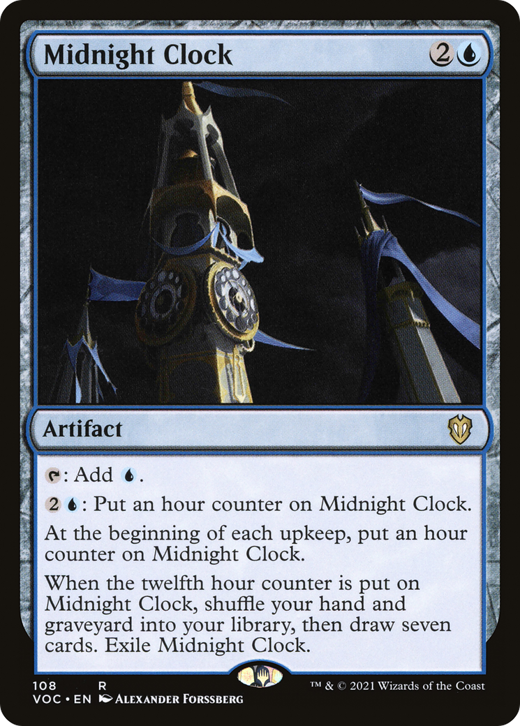 Midnight Clock [Innistrad: Crimson Vow Commander] | Silver Goblin