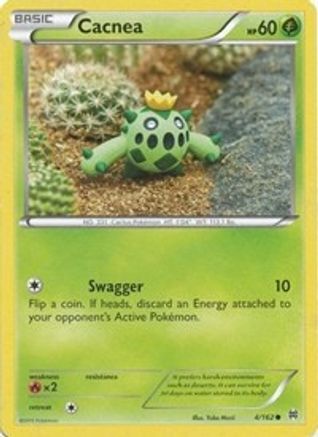 Cacnea (4) Reverse Holofoil - XY  BREAKthrough