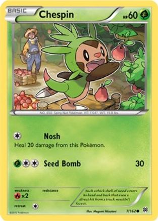 Chespin (7) Reverse Holofoil - XY  BREAKthrough