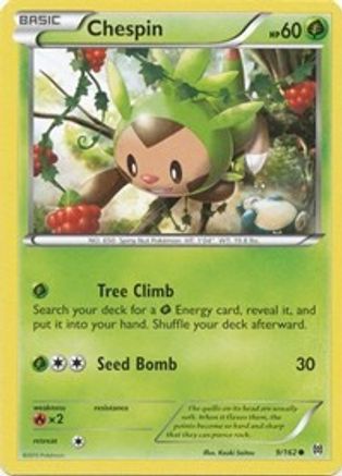 Chespin (9) Reverse Holofoil - XY  BREAKthrough