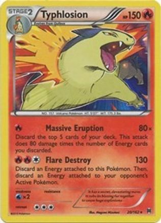 Typhlosion (20) Reverse Holofoil - XY  BREAKthrough