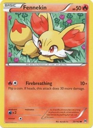 Fennekin (25) Reverse Holofoil - XY  BREAKthrough