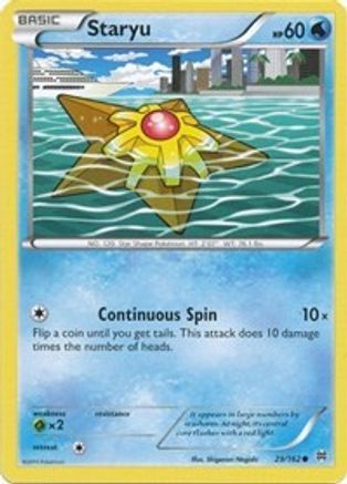 Staryu (29) Reverse Holofoil - XY  BREAKthrough