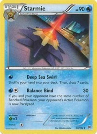 Starmie (30) Reverse Holofoil - XY  BREAKthrough