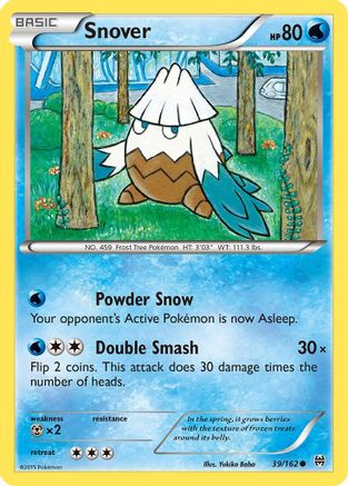 Snover (39) Reverse Holofoil - XY  BREAKthrough