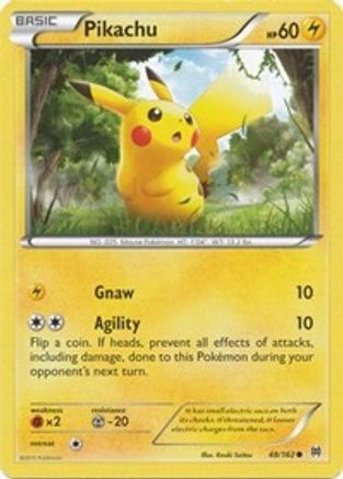 Pikachu (48/162) [XY: BREAKthrough] Reverse Holofoil