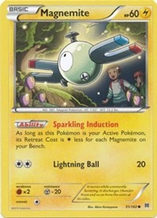 Magnemite (51/162) [XY: BREAKthrough] Reverse Holofoil