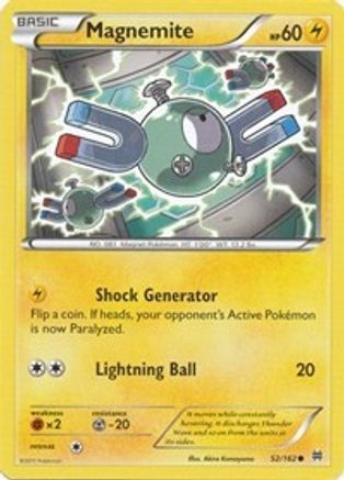 Magnemite (52/162) [XY: BREAKthrough] Reverse Holofoil