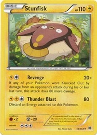 Stunfisk (56/162) [XY: BREAKthrough] Reverse Holofoil