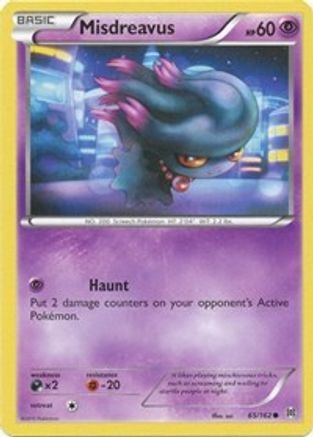 Misdreavus (65) Reverse Holofoil - XY  BREAKthrough