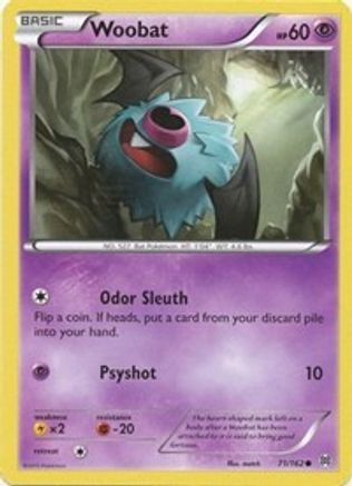 Woobat (71) Reverse Holofoil - XY  BREAKthrough