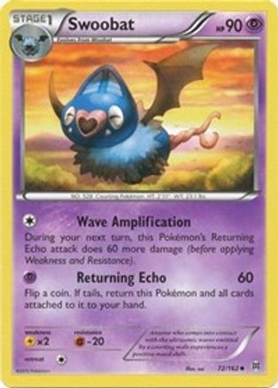 Swoobat (72) Reverse Holofoil - XY  BREAKthrough