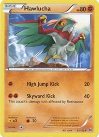 Hawlucha (87) Reverse Holofoil - XY  BREAKthrough