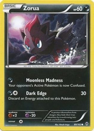 Zorua (89/162) [XY: BREAKthrough] Reverse Holofoil