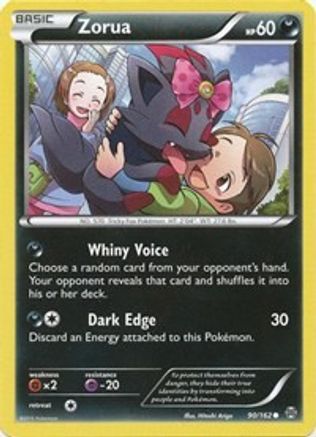 Zorua (90/162) [XY: BREAKthrough] Reverse Holofoil