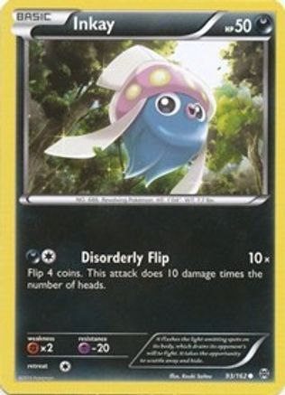 Inkay (93/162) [XY: BREAKthrough] Reverse Holofoil