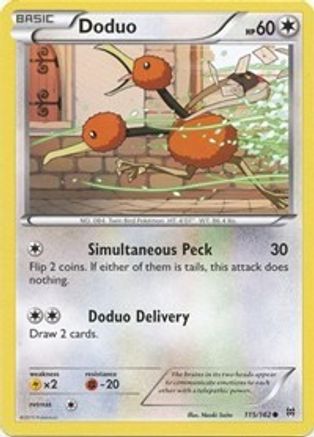 Doduo (115) Reverse Holofoil - BREAKthrough