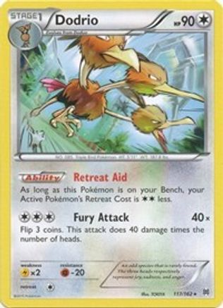 Dodrio (117) Reverse Holofoil - BREAKthrough
