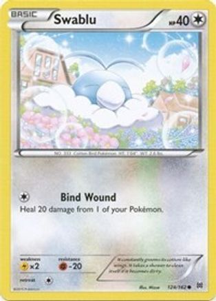 Swablu (124) Reverse Holofoil - XY  BREAKthrough