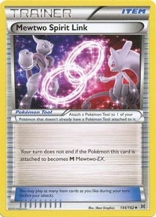 Mewtwo Spirit Link (144) Reverse Holofoil - BREAKthrough