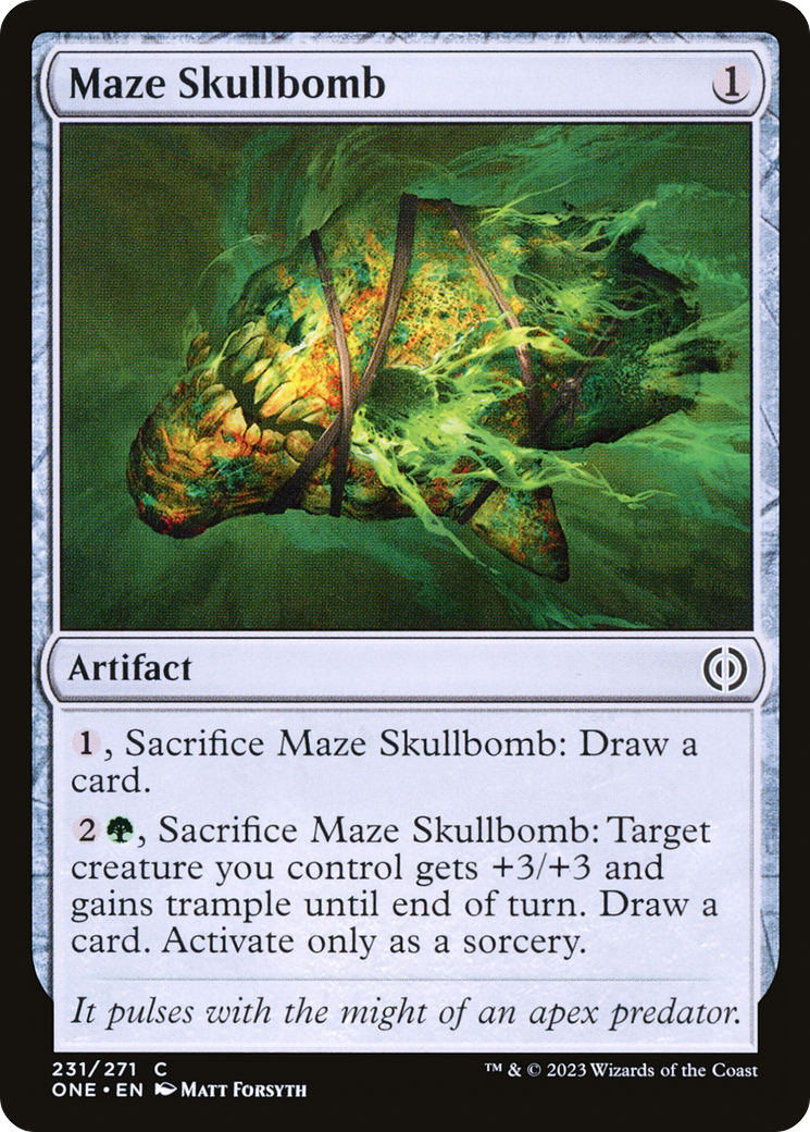 Maze Skullbomb [Phyrexia: All Will Be One] Foil