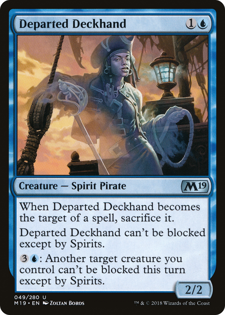 Departed Deckhand [Core Set 2019] Foil