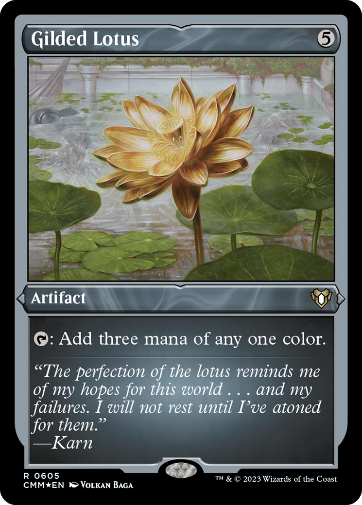 Gilded Lotus (Foil Etched) [Commander Masters] | Silver Goblin