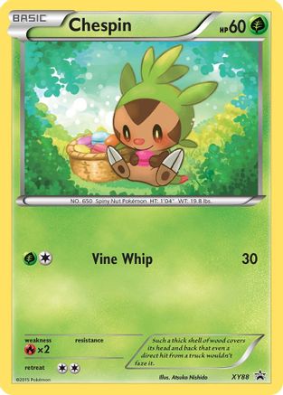 Chespin (XY88) (Collector Chest) [XY: Black Star Promos] | Silver Goblin