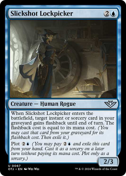Slickshot Lockpicker [Outlaws of Thunder Junction] Foil