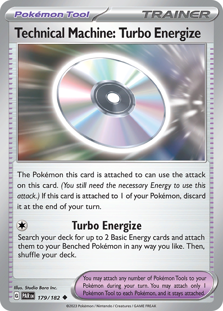 Technical Machine: Turbo Energize (179/182) [Scarlet & Violet: Paradox Rift] | Silver Goblin