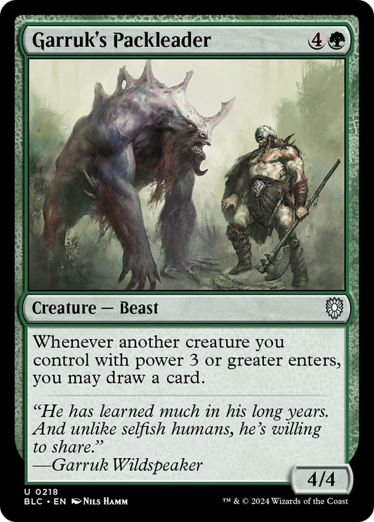 Garruk's Packleader (218)