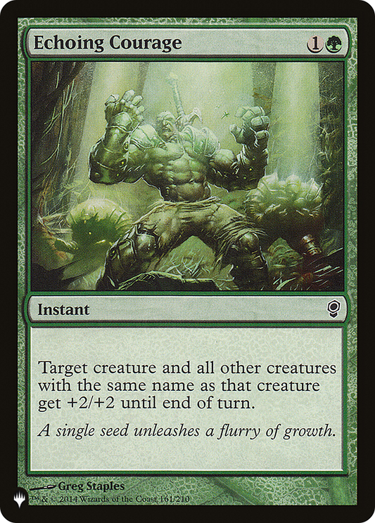 Echoing Courage [The List] Foil