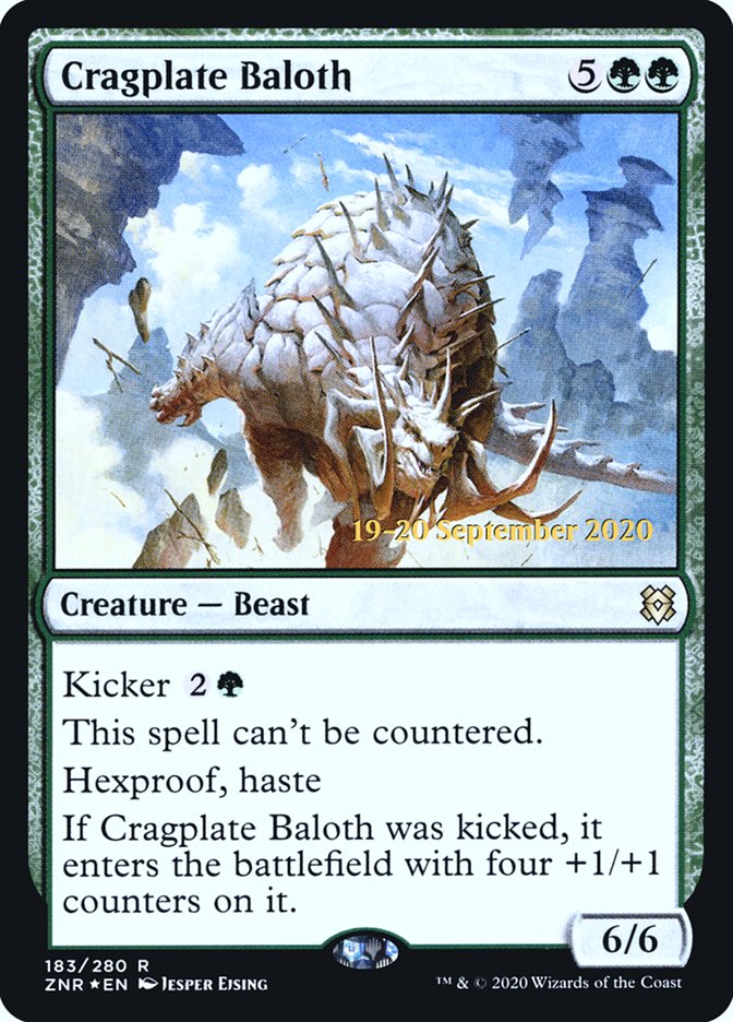 Cragplate Baloth [Zendikar Rising Prerelease Promos] | Silver Goblin